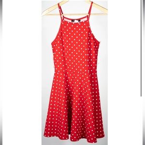 Ladies Route3 Polka Dot Dress